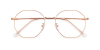 Round Bifocal Lenses glasses, Rose Golden
