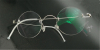 Round Glasses for Men, Manual custom made frameless glasses -4