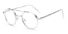 Clear Round Acetate Wrapped Aviator