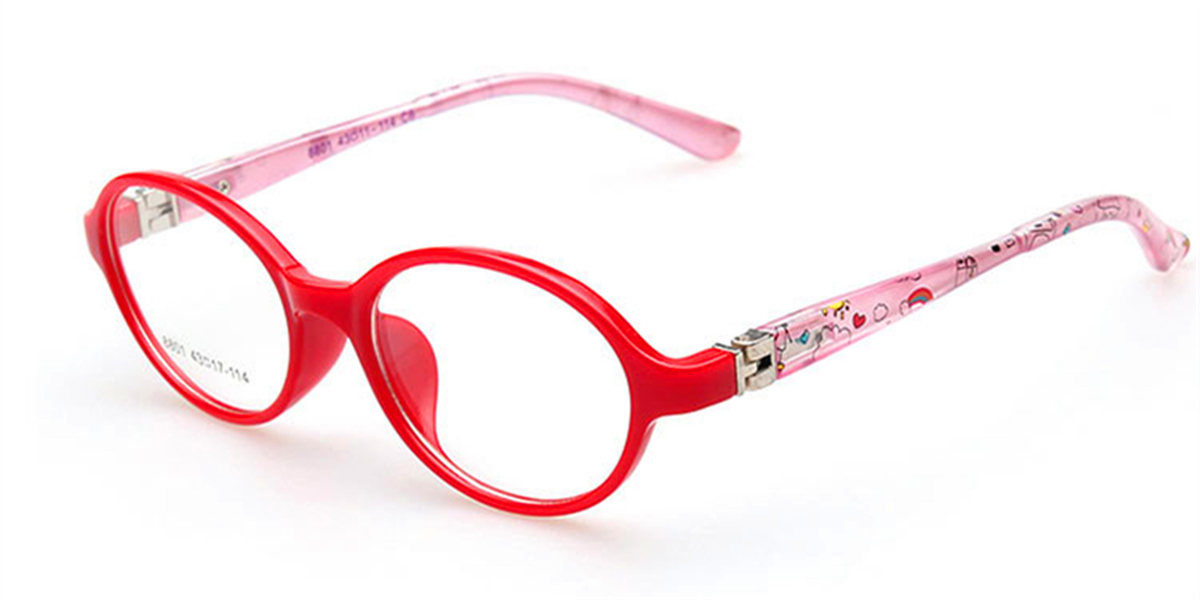 Girls Round Cateye Sunglasses clear Kd3046-vp Kids 2~8 yrs 