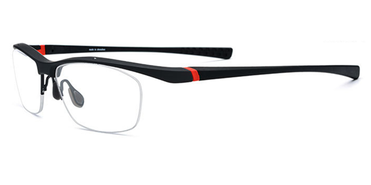 Semi Rimless Glasses，Sports | Dominant Top Bar ｜Framesfashion